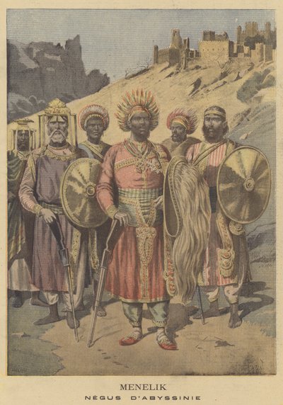 Menelik, Negus von Abessinien von French School